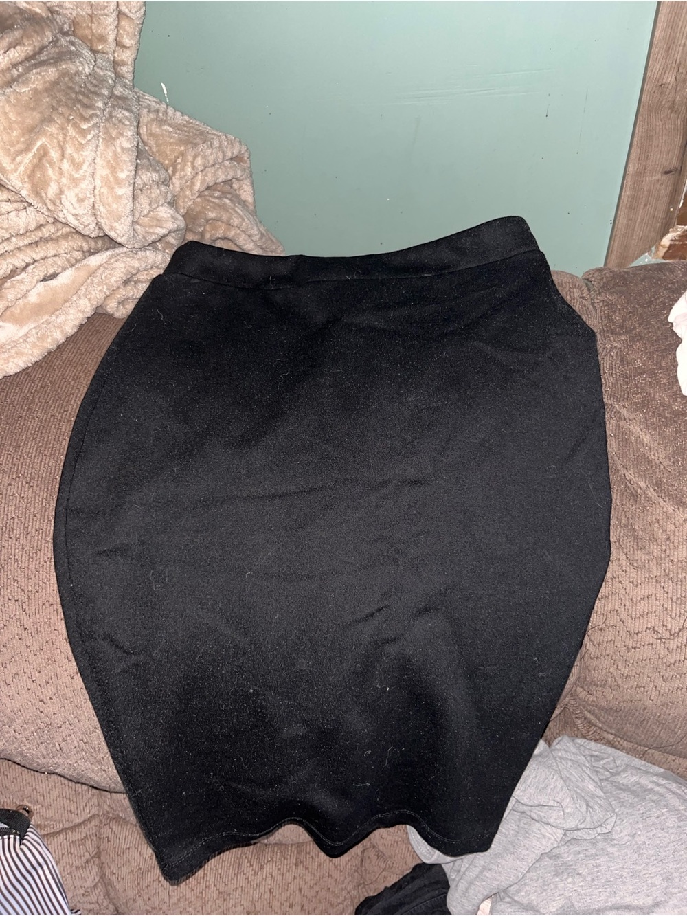 Lulu's Black High-Waist Pencil Skirt